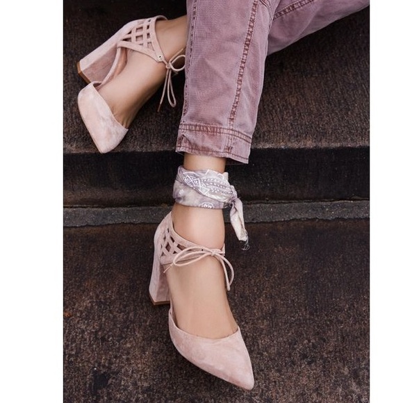 Free People Shoes - Free People Flash Dance Heels in Nude